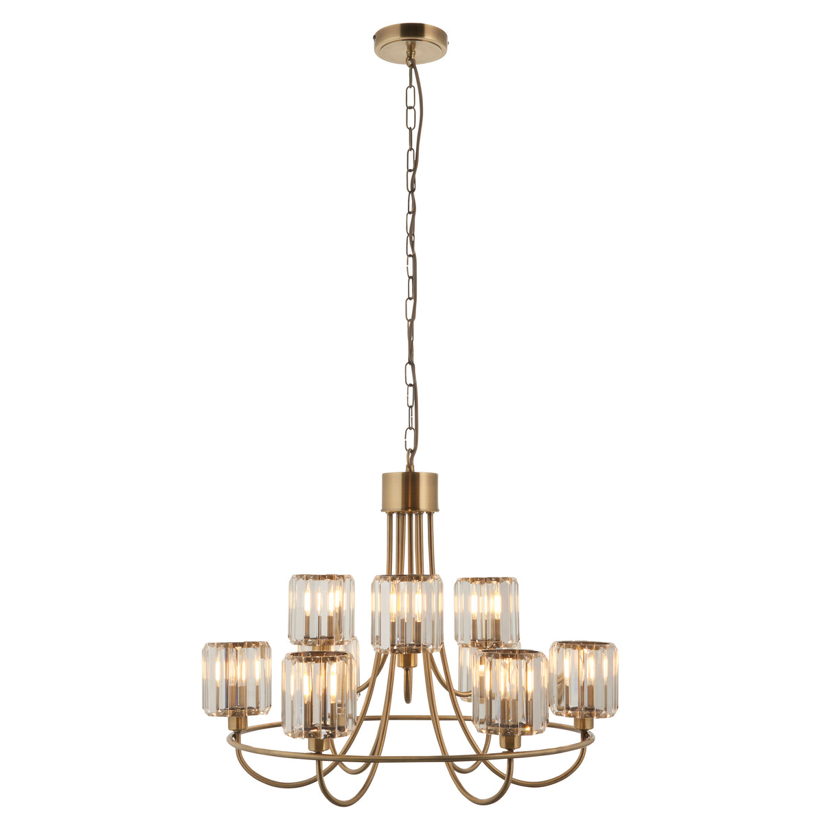 Endon Lighting Berenice 118934 Berenice 9lt Tiered Pendant Light Fitting