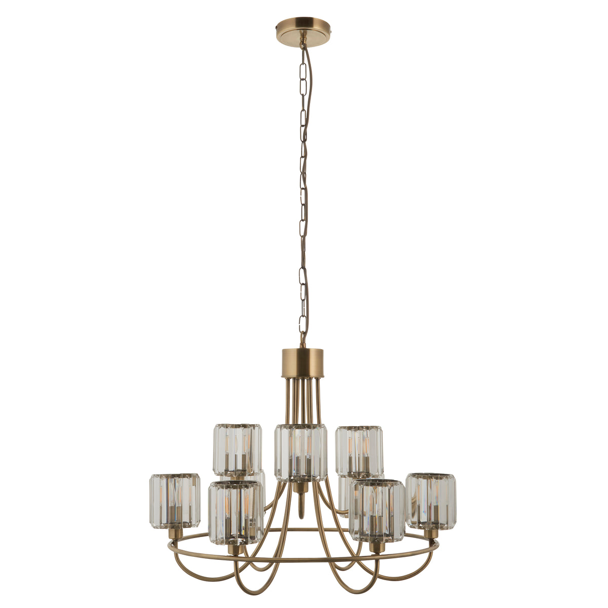 Endon Lighting Berenice 118934 Berenice 9lt Tiered Pendant Light Fitting