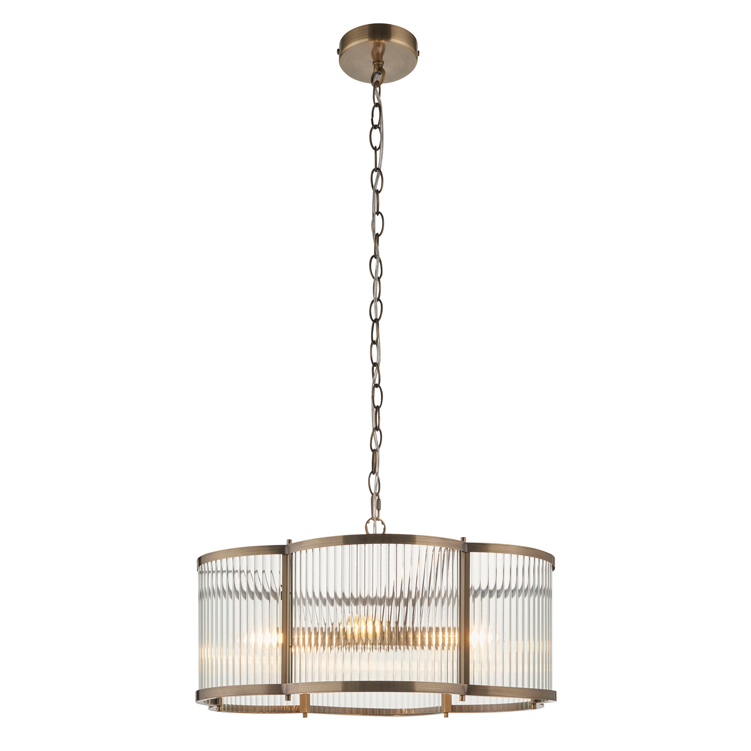 Ridgeton Scallop 5lt Pendant Light Fitting