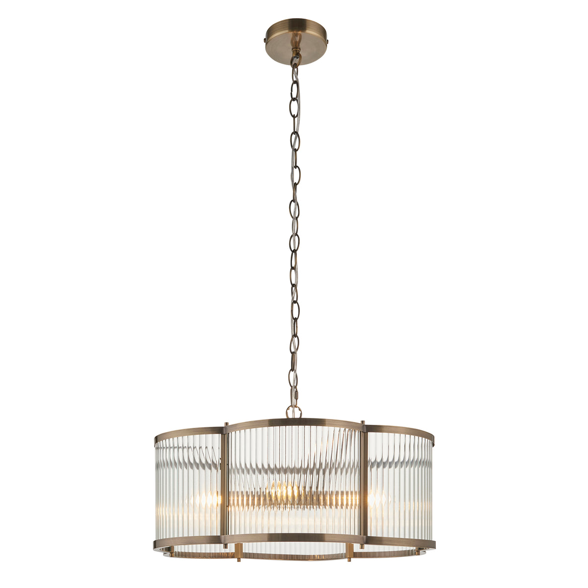 Ridgeton Scallop 5lt Pendant Light Fitting