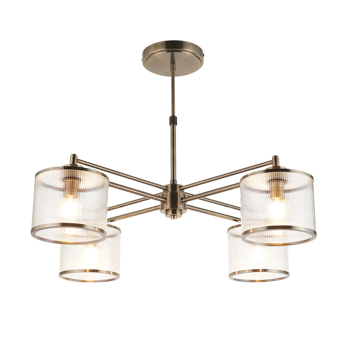 Endon Lighting Ridgeton 120143 Ridgeton 4lt Pendant Light Fitting