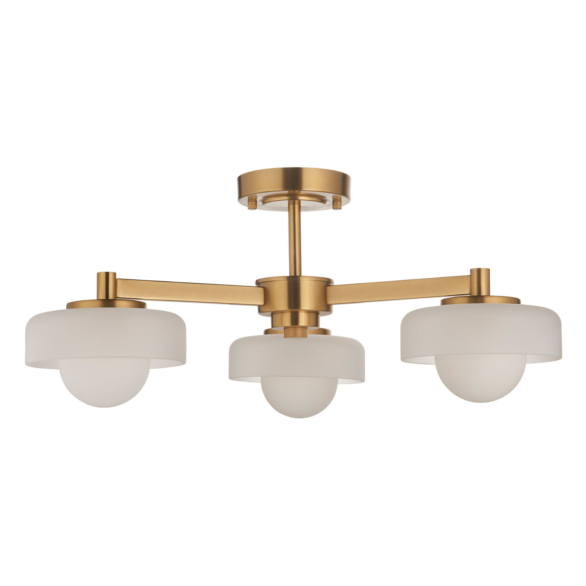 Endon Lighting Boss 120631 Boss 3lt Semi Flush Light Fitting