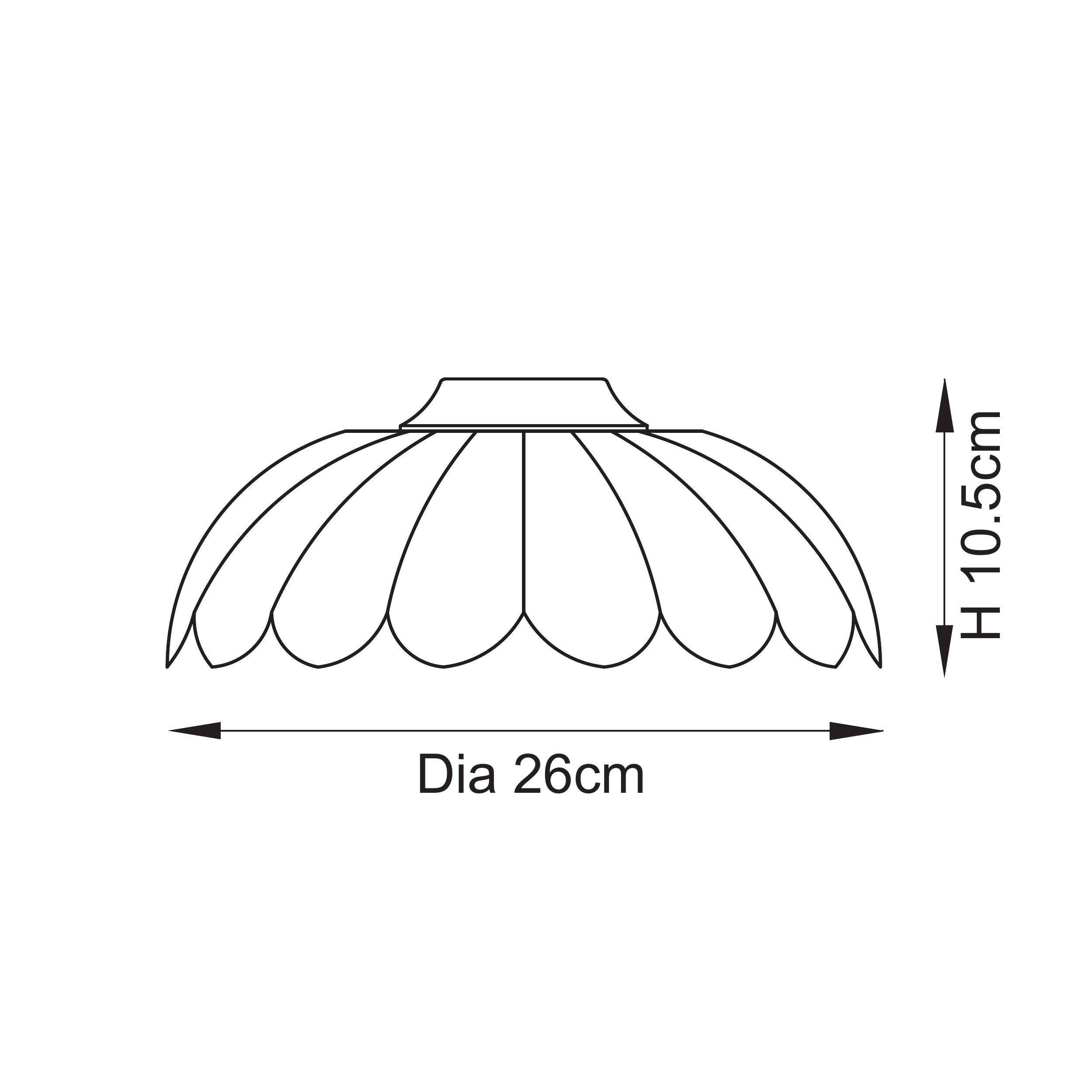 Endon Lighting Camellia & Eltham 121005 Camellia & Eltham Pendant Light Fitting