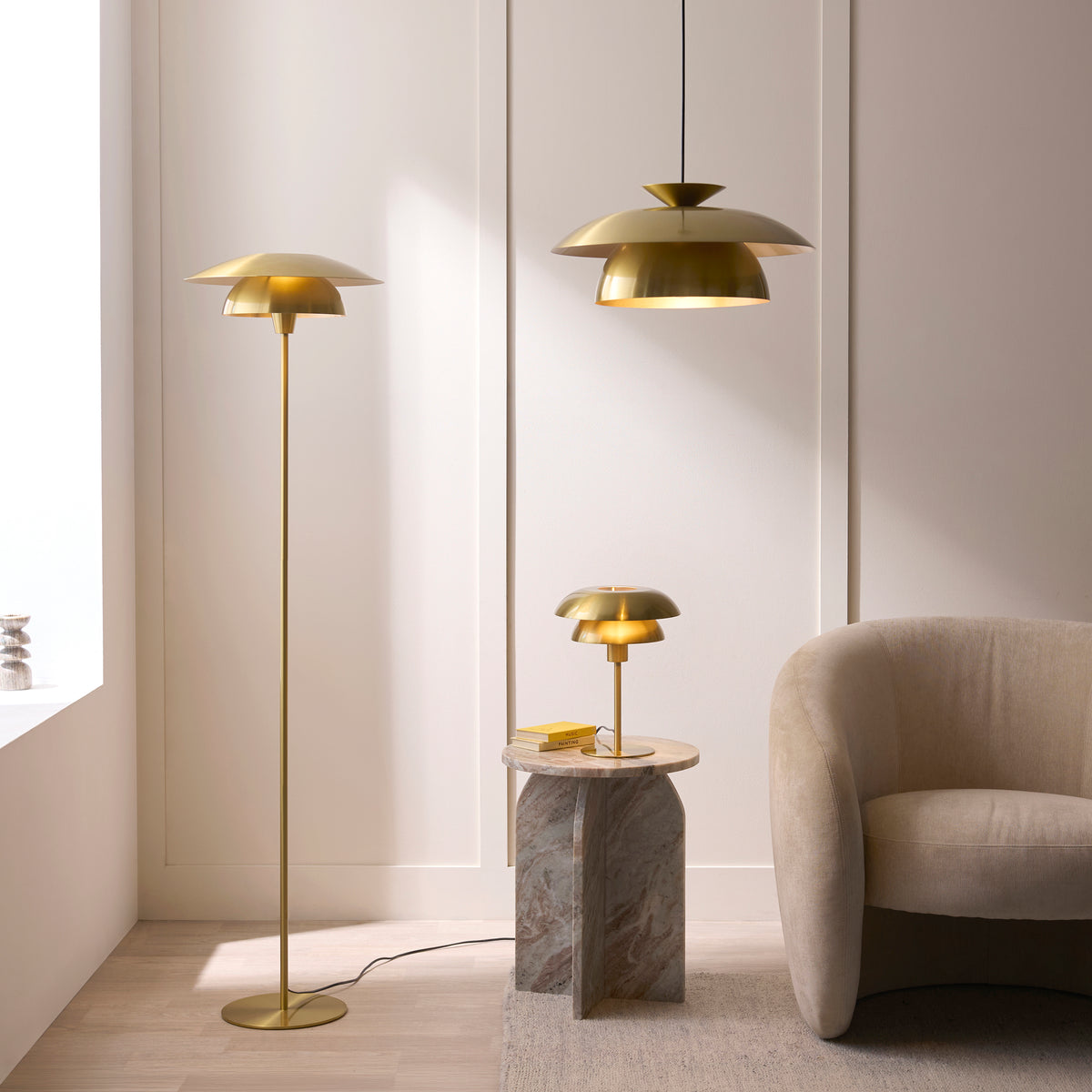 Endon Lighting Lyon 121070 Lyon Floor Light Fitting