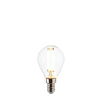 Endon Lighting White Filament E14 LED Golf 121160 White Filament E14 LED Golf Non-dimmable
