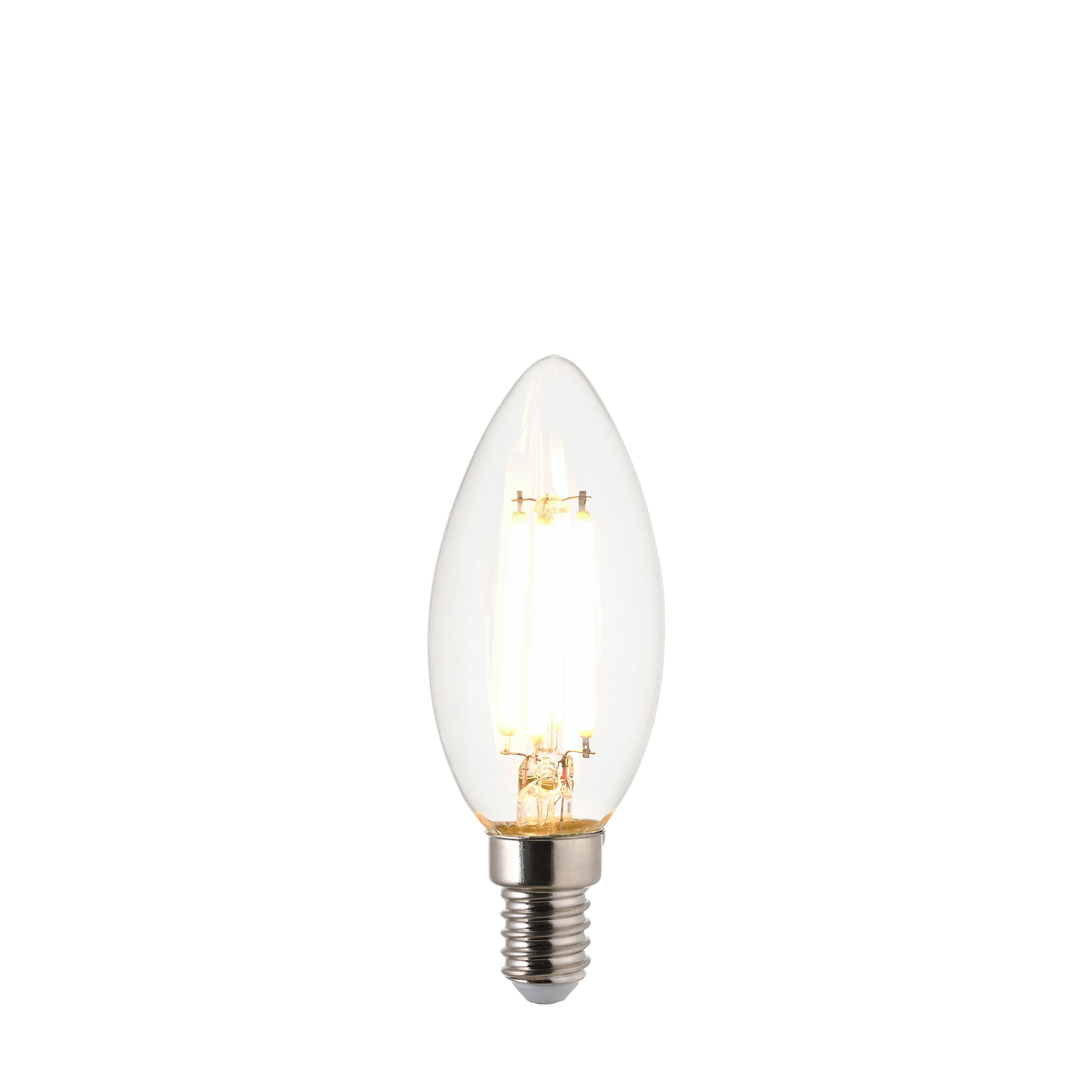 White Filament E14 LED Candle Non-dimmable