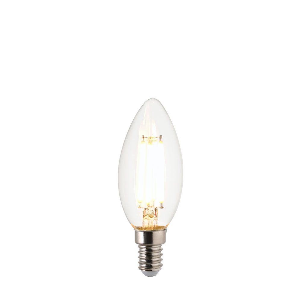 White Filament E14 LED Candle 121161 | Endon Lighting – UK Light ...