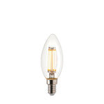 Endon Lighting Ultra Efficient Class A E14 LED Filament Candle 121164 Ultra Efficient Class A E14 LED Filament Candle Non-Dimmable