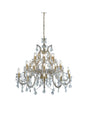 Marie Therese 30Lt Chandelier-Polished Brass & Clear Crystal