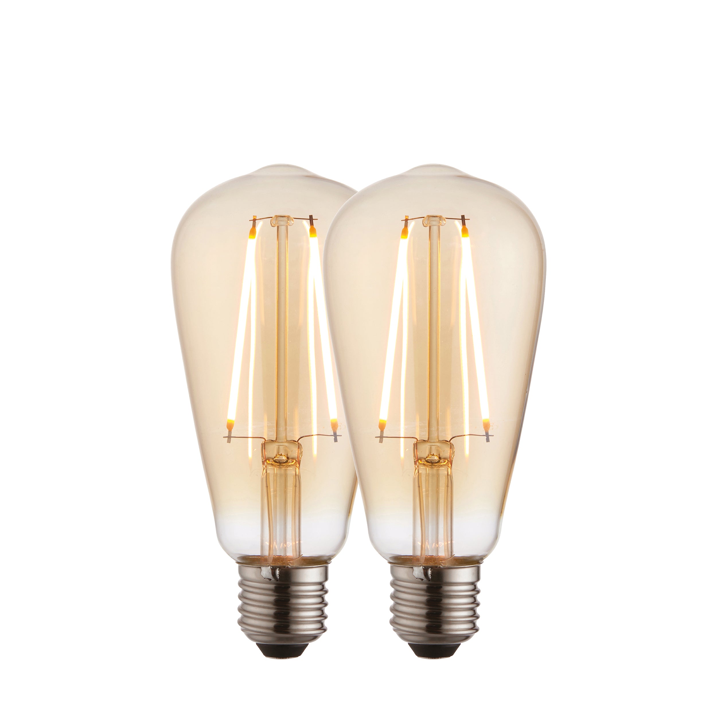 Endon Lighting E27 LED Filament Pear - 2 pack 121467 E27 LED Filament Pear - 2 pack
