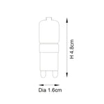 Endon Lighting G9 LED Frosted SMD - 6 pack 121479 G9 LED Frosted SMD - 6 pack