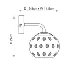 Endon Lighting Dimple - Twin Pack 121510 Dimple - Twin Pack Wall Light