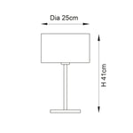 Endon Lighting Longshore - Twin Pack 121511 Longshore - Twin Pack Table Light