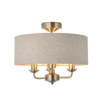 Endon Lighting Highclere 122080 Highclere 3lt Flush Light Fitting