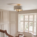 Endon Lighting Highclere 122080 Highclere 3lt Flush Light Fitting