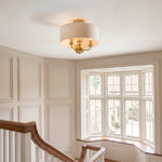 Endon Lighting Highclere 122081 Highclere 3lt Flush Light Fitting