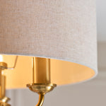 Endon Lighting Highclere 122081 Highclere 3lt Flush Light Fitting