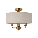 Endon Lighting Highclere 122081 Highclere 3lt Flush Light Fitting