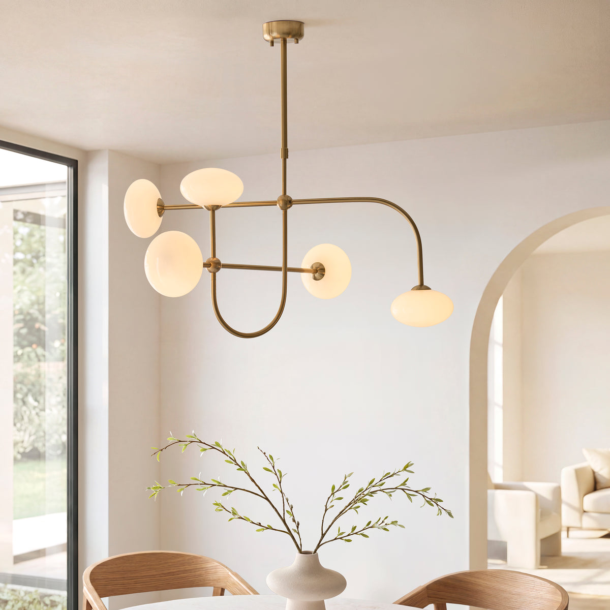 Endon Lighting Ottowa 122758 Ottowa 5lt Pendant Light Fitting