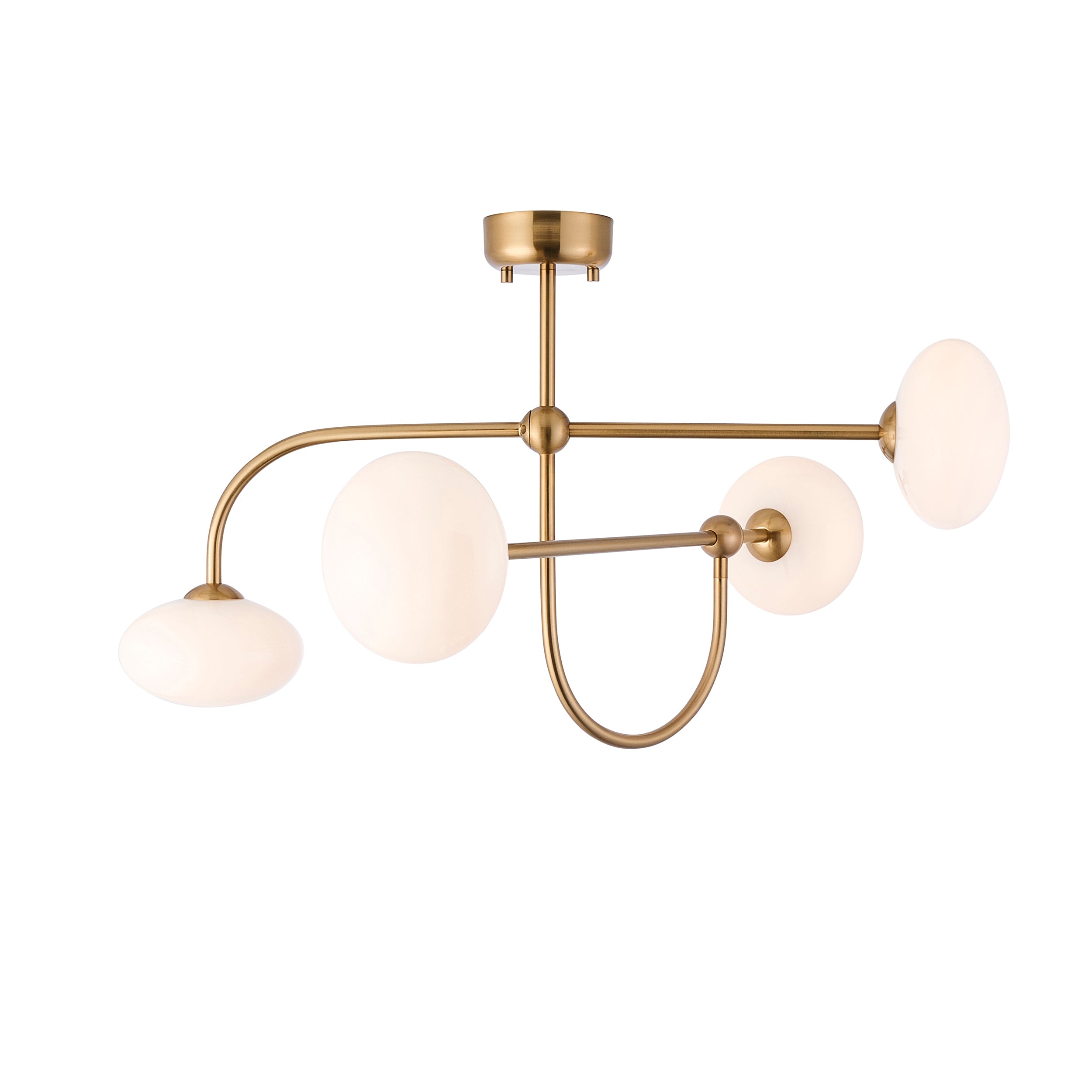 Endon Lighting Ottowa 122759 Ottowa 4lt Semi Flush Light Fitting