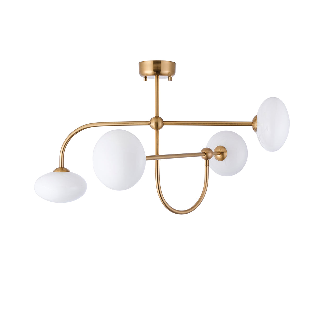 Endon Lighting Ottowa 122759 Ottowa 4lt Semi Flush Light Fitting
