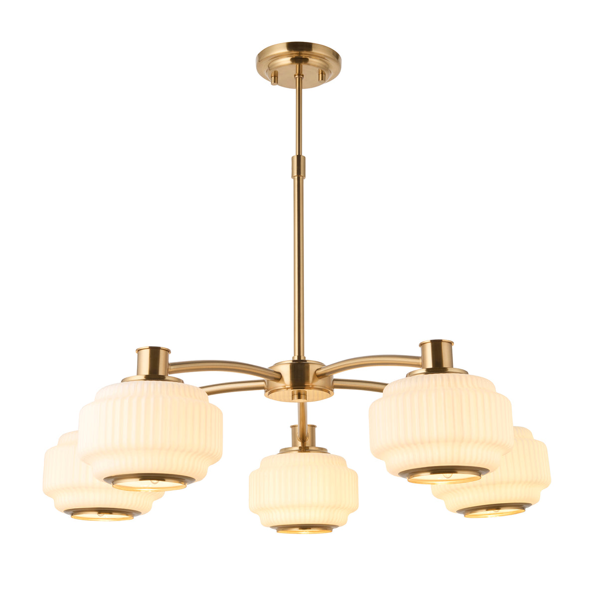 Endon Lighting Evora 122785 Evora 5lt Pendant Light Fitting