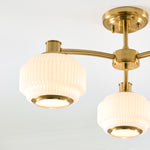 Endon Lighting Evora 122786 Evora 3lt Semi Flush Light Fitting