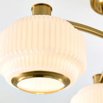 Endon Lighting Evora 122786 Evora 3lt Semi Flush Light Fitting