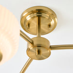 Endon Lighting Evora 122786 Evora 3lt Semi Flush Light Fitting