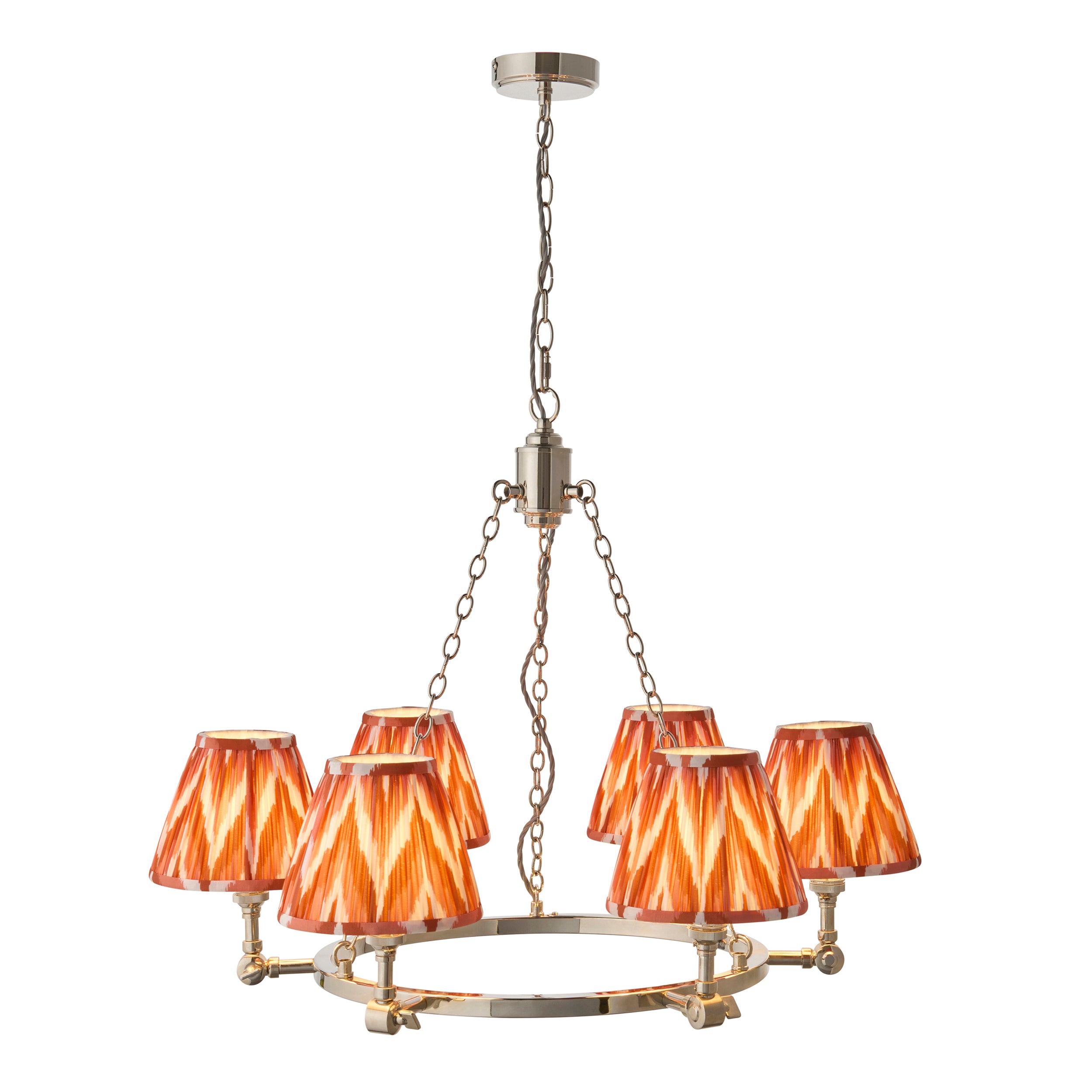 Endon Lighting Arabella & Zigzag 123583 Arabella & Zigzag 6lt Pendant Light Fitting