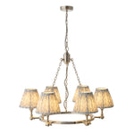 Endon Lighting Arabella & Leaf 124687 Arabella & Leaf 6lt Pendant Light Fitting