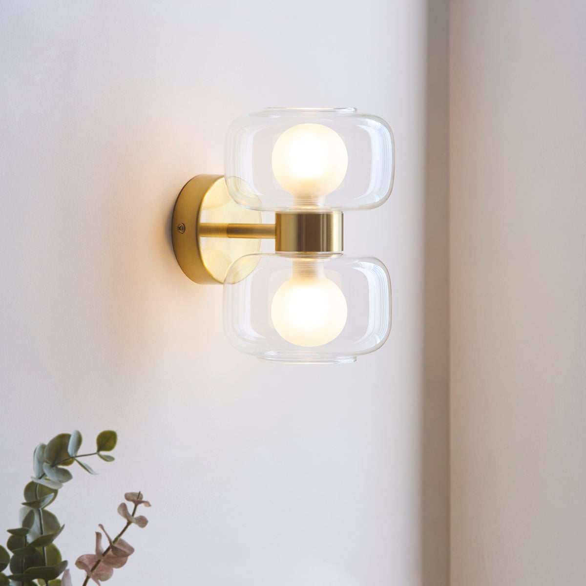 Endon Lighting Rossano 124803 Rossano 2lt Wall Light