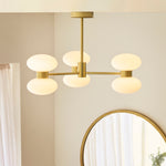 Endon Lighting Rossano 124813 Rossano 6lt Semi Flush Light Fitting
