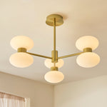 Endon Lighting Rossano 124813 Rossano 6lt Semi Flush Light Fitting