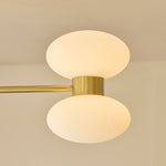 Endon Lighting Rossano 124813 Rossano 6lt Semi Flush Light Fitting