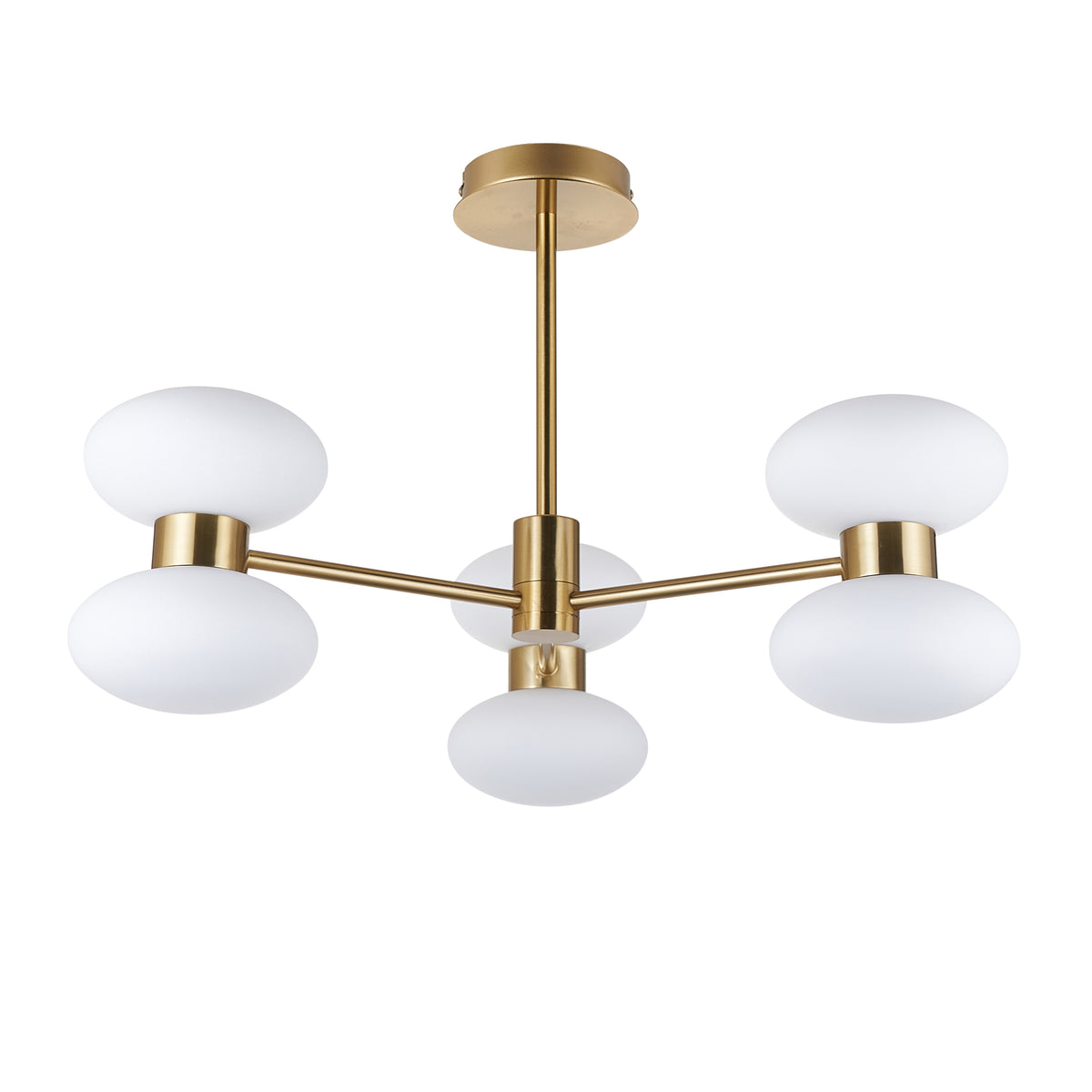 Endon Lighting Rossano 124813 Rossano 6lt Semi Flush Light Fitting