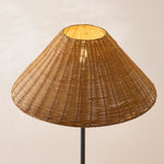 Endon Lighting Arlo & Rattan 52cm 125417 Arlo & Rattan 52cm Floor Light Fitting