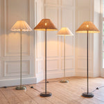 Endon Lighting Arlo & Rattan 52cm 125417 Arlo & Rattan 52cm Floor Light Fitting