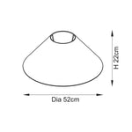 Endon Lighting Arlo & Avalon 52cm 125419 Arlo & Avalon 52cm Floor Light Fitting