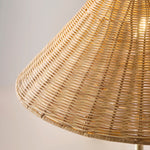 Endon Lighting Arlo & Rattan 52cm 125421 Arlo & Rattan 52cm Floor Light Fitting
