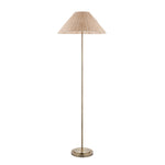Endon Lighting Arlo & Rattan 52cm 125422 Arlo & Rattan 52cm Floor Light Fitting