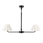 Endon Lighting Sylvie 125432 Sylvie 2lt Linear Pendant Light Fitting