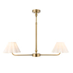 Endon Lighting Sylvie 125433 Sylvie 2lt Linear Pendant Light Fitting