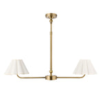 Endon Lighting Sylvie 125433 Sylvie 2lt Linear Pendant Light Fitting