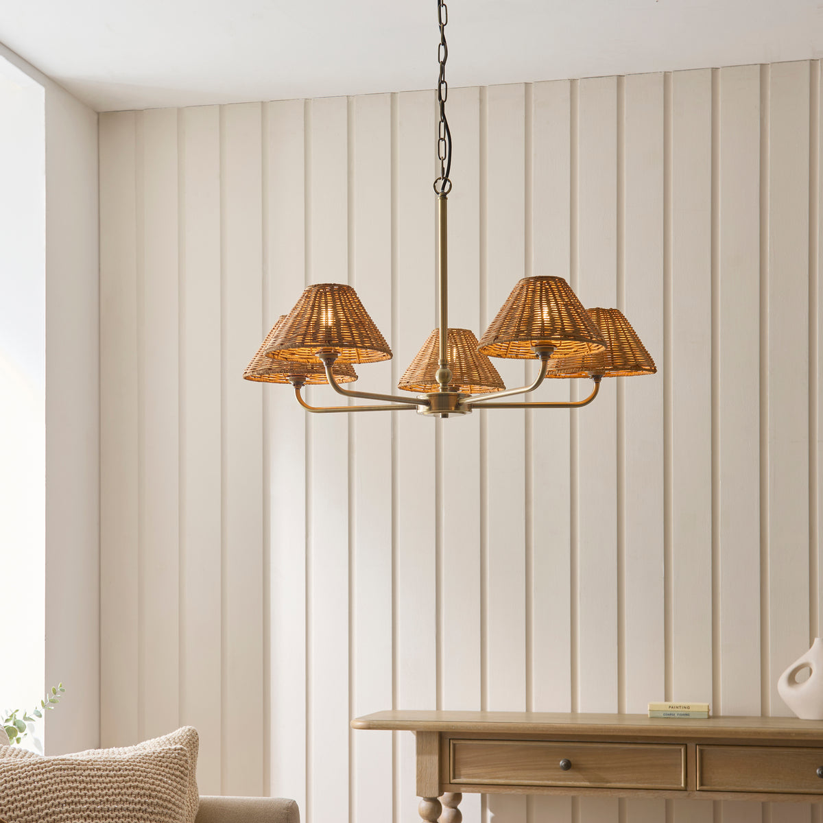 Endon Lighting Jericho 125446 Jericho 5lt Pendant Light Fitting