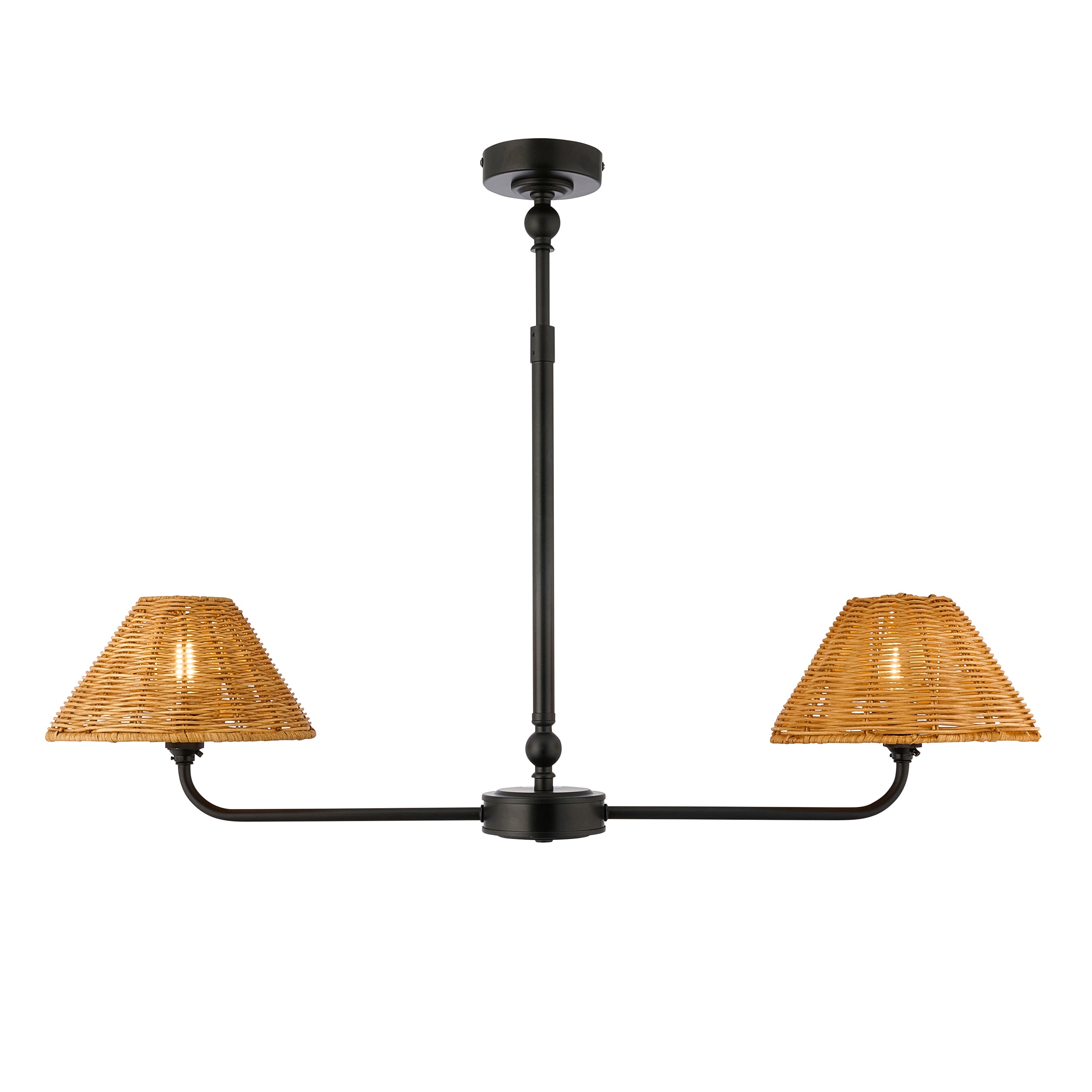 Jericho 2lt Linear Pendant Light Fitting