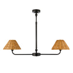 Endon Lighting Jericho 125447 Jericho 2lt Linear Pendant Light Fitting