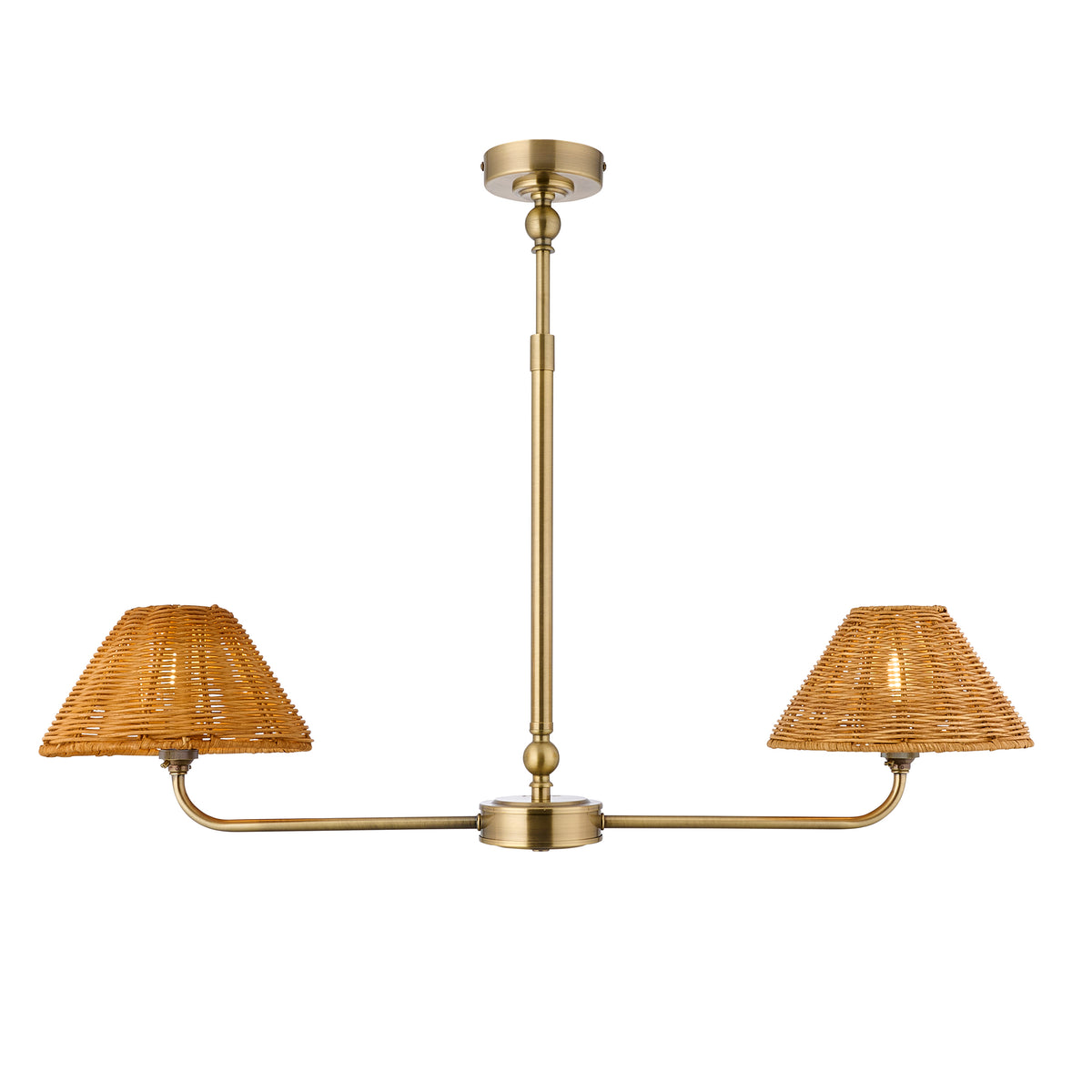 Jericho 2lt Linear Pendant Light Fitting
