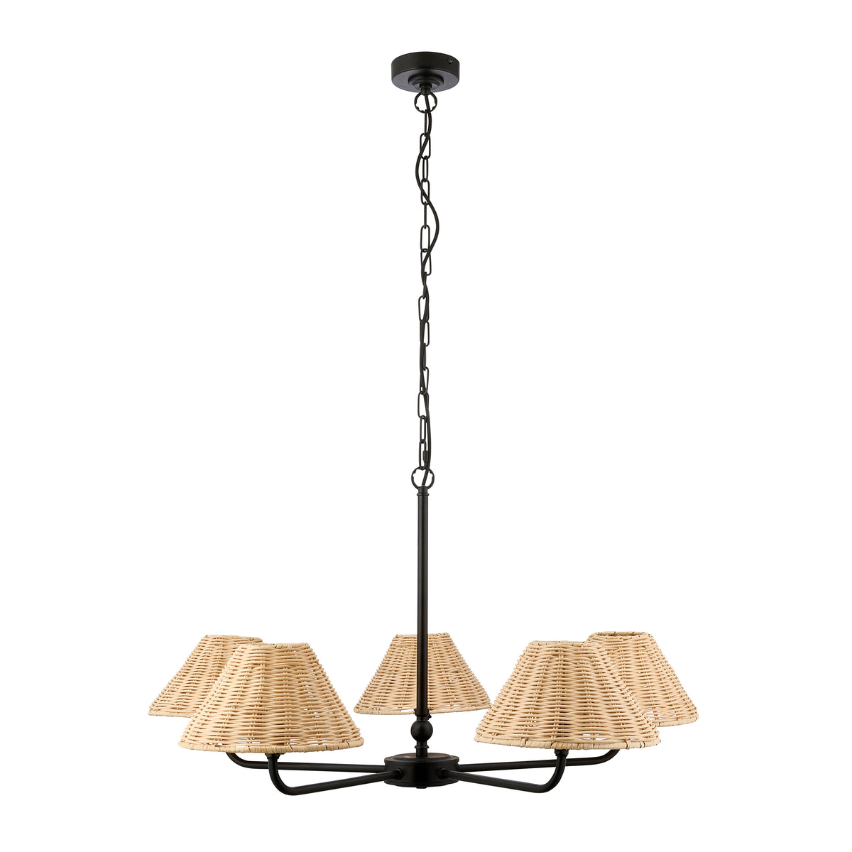 Endon Lighting Jericho 125455 Jericho 5lt Pendant Light Fitting