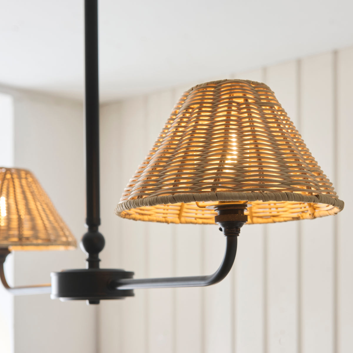 Endon Lighting Jericho 125457 Jericho 2lt Linear Pendant Light Fitting